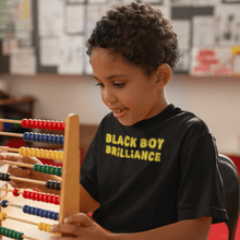 Load image into Gallery viewer, Black Boy Brilliance Youth Tee - Melanated Vibes
