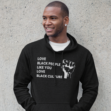 Load image into Gallery viewer, Love Black People Unisex Hoodie
