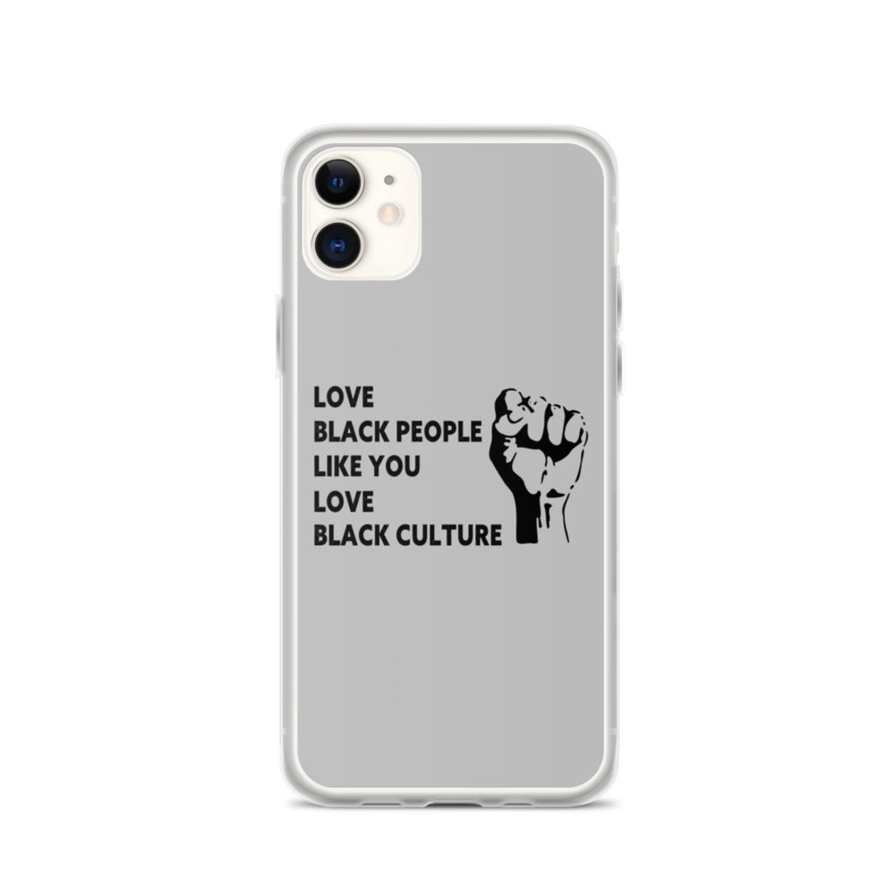 Love Black People iPhone Case