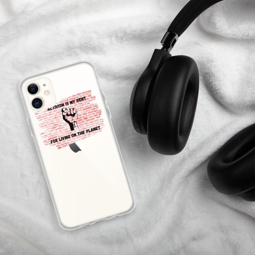 Activism is my Rent Brick Wall iPhone Case - Melanated Vibes