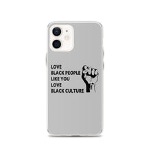 Load image into Gallery viewer, Love Black People iPhone Case
