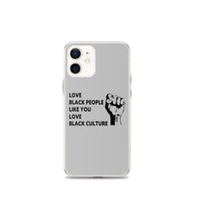 Load image into Gallery viewer, Love Black People iPhone Case
