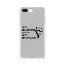 Load image into Gallery viewer, Love Black People iPhone Case
