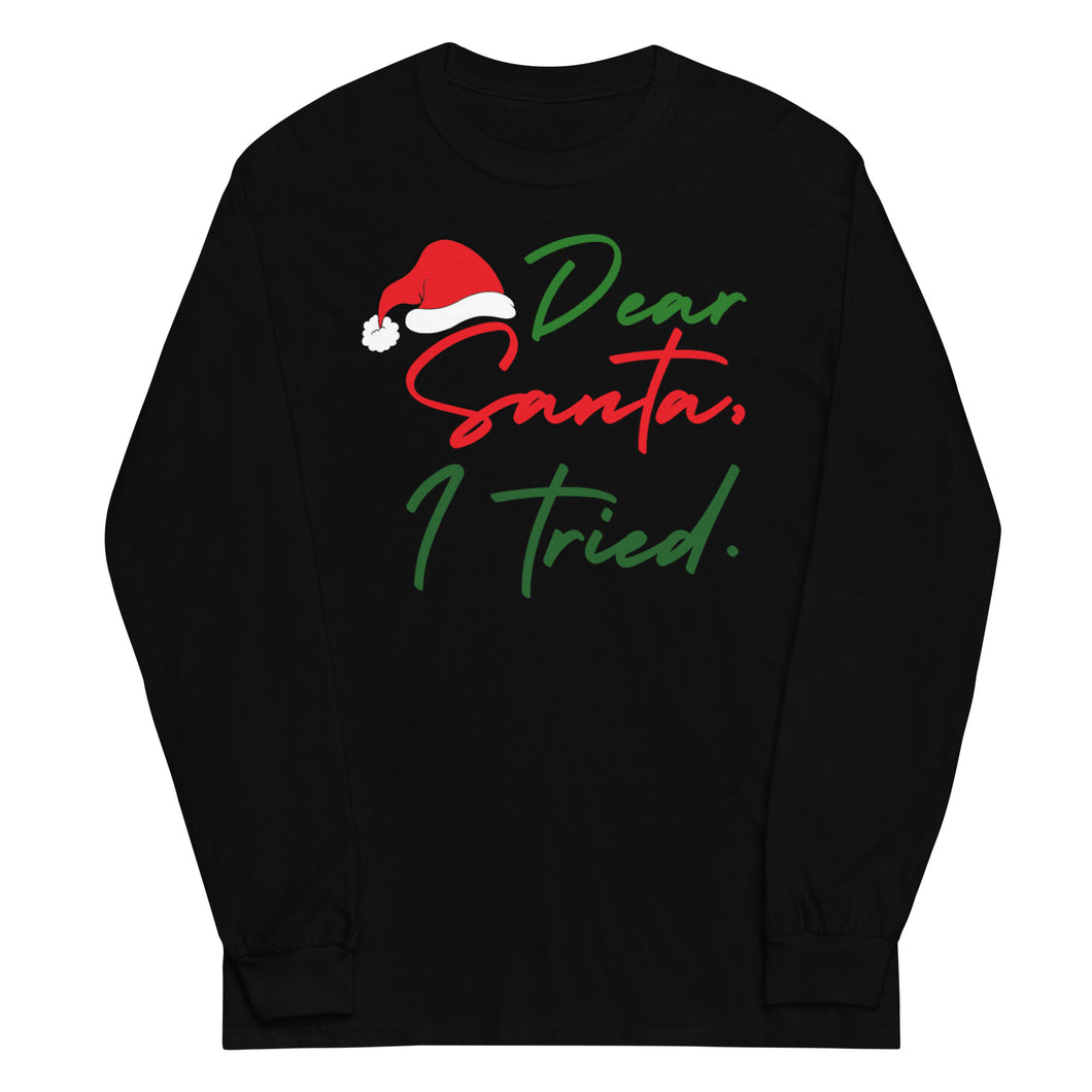 Dear Santa Long Sleeve Holiday Tee