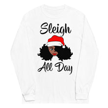 Load image into Gallery viewer, Sleigh All Day Long Sleeve Holiday Tee
