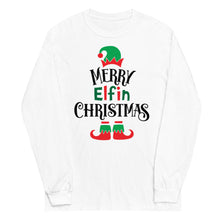 Load image into Gallery viewer, Merry Elfin Christmas Long Sleeve Holiday Tee
