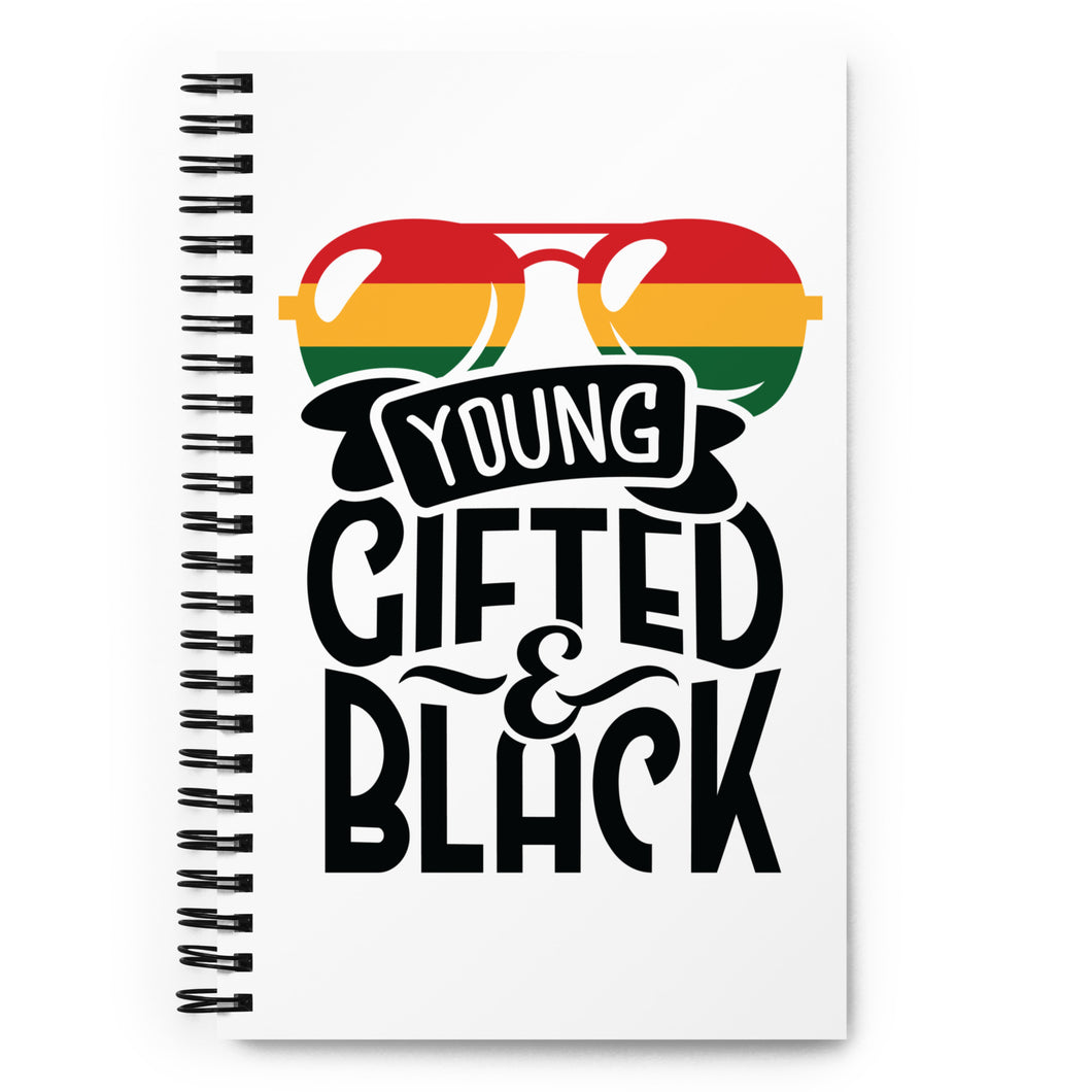 Young, Gifted, and Black Spiral notebook