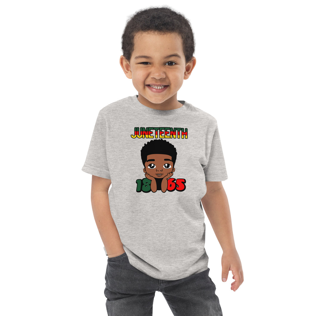 Little Boy Juneteenth Toddler Tee