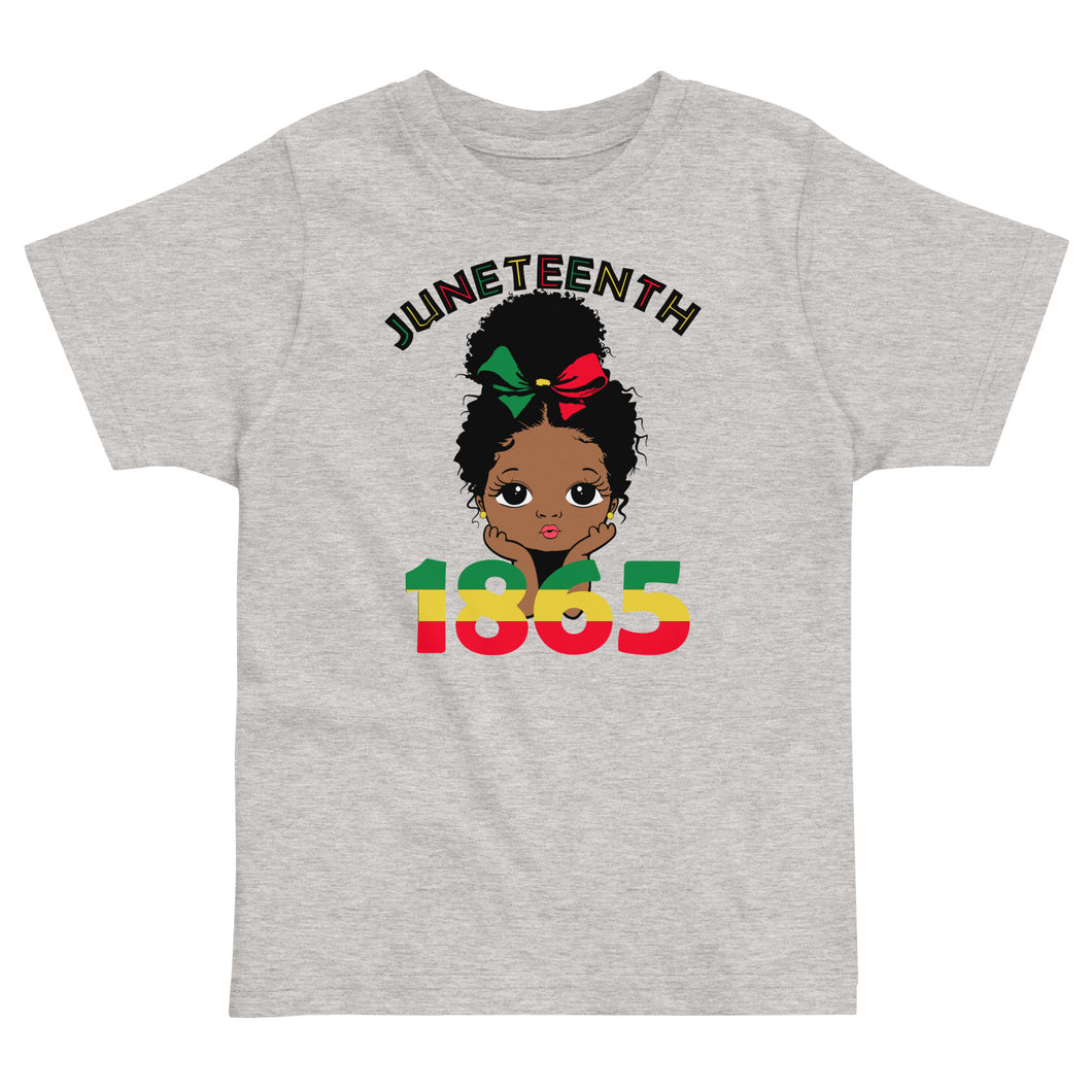 Little Girl Juneteenth Toddler Tee