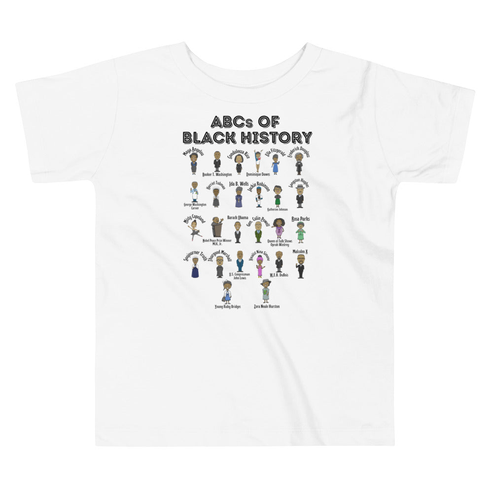 Black History ABCs Toddler Tee