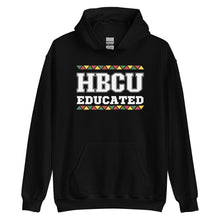 Load image into Gallery viewer, HBCU Educated Tribal Design Unisex Hoodie
