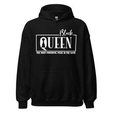 Load image into Gallery viewer, Black Queen Chess Piece Unisex Hoodie
