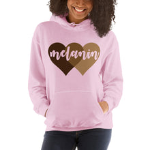 Load image into Gallery viewer, Melanin Hearts Unisex Hoodie
