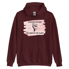 Load image into Gallery viewer, Activism is my Rent Brick Wall Unisex Hoodie
