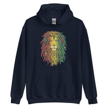 Load image into Gallery viewer, Rasta Lion Unisex Hoodie
