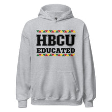 Load image into Gallery viewer, HBCU Educated Tribal Design Unisex Hoodie
