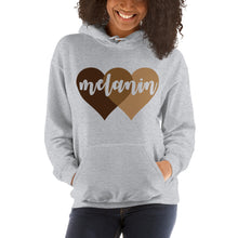 Load image into Gallery viewer, Melanin Hearts Unisex Hoodie
