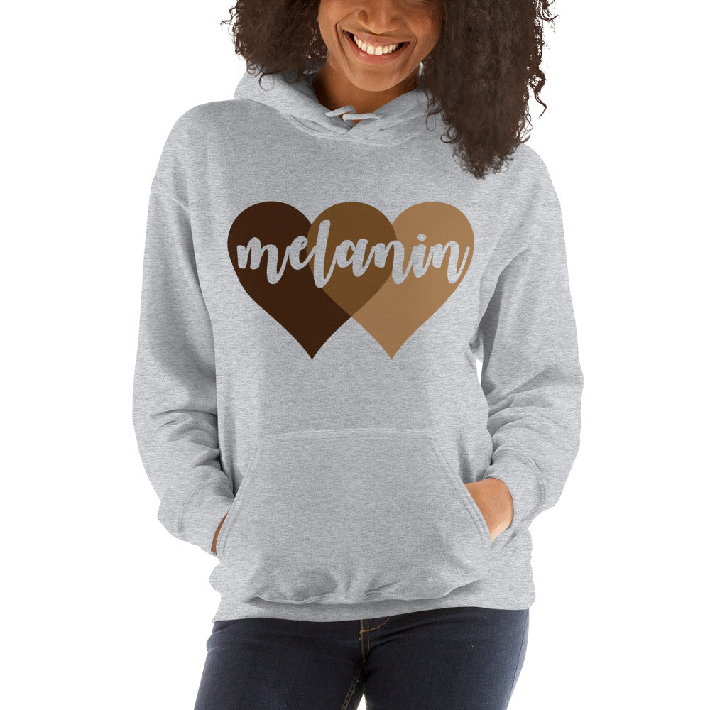 Melanin Hearts Unisex Hoodie