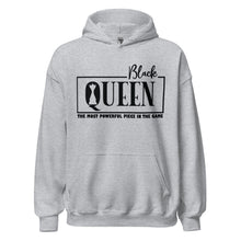 Load image into Gallery viewer, Black Queen Chess Piece Unisex Hoodie
