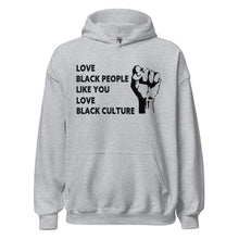 Load image into Gallery viewer, Love Black People Unisex Hoodie
