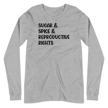 Load image into Gallery viewer, Sugar &amp; Spice Unisex Long Sleeve Tee
