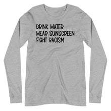 Load image into Gallery viewer, Fight Racism Unisex Long Sleeve Tee
