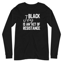 Load image into Gallery viewer, Black Joy Unisex Long Sleeve Tee - Melanated Vibes
