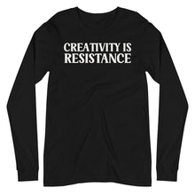 Load image into Gallery viewer, Creativity is Resistance Unisex Long Sleeve Tee
