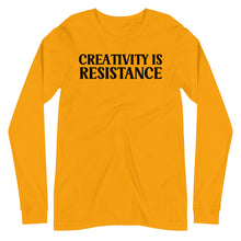 Load image into Gallery viewer, Creativity is Resistance Unisex Long Sleeve Tee
