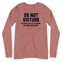 Load image into Gallery viewer, Do Not Disturb Unisex Long Sleeve Tee
