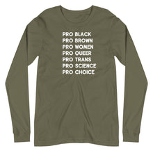 Load image into Gallery viewer, Pro Black Unisex Long Sleeve Tee
