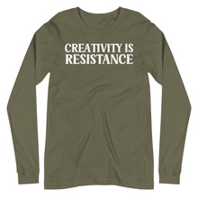 Load image into Gallery viewer, Creativity is Resistance Unisex Long Sleeve Tee
