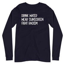 Load image into Gallery viewer, Fight Racism Unisex Long Sleeve Tee
