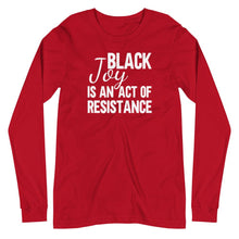 Load image into Gallery viewer, Black Joy Unisex Long Sleeve Tee - Melanated Vibes
