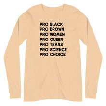 Load image into Gallery viewer, Pro Black Unisex Long Sleeve Tee
