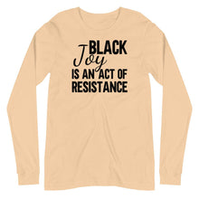 Load image into Gallery viewer, Black Joy Unisex Long Sleeve Tee - Melanated Vibes
