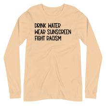 Load image into Gallery viewer, Fight Racism Unisex Long Sleeve Tee
