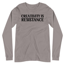 Load image into Gallery viewer, Creativity is Resistance Unisex Long Sleeve Tee
