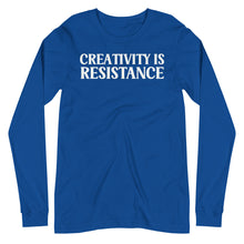 Load image into Gallery viewer, Creativity is Resistance Unisex Long Sleeve Tee
