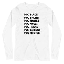 Load image into Gallery viewer, Pro Black Unisex Long Sleeve Tee
