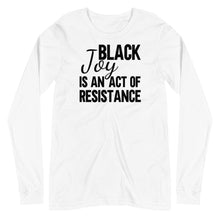 Load image into Gallery viewer, Black Joy Unisex Long Sleeve Tee - Melanated Vibes
