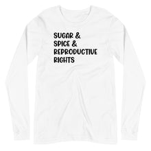 Load image into Gallery viewer, Sugar &amp; Spice Unisex Long Sleeve Tee
