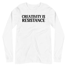 Load image into Gallery viewer, Creativity is Resistance Unisex Long Sleeve Tee
