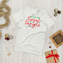 Load image into Gallery viewer, Tinsel in a Tangle Unisex Holiday Tee
