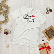 Load image into Gallery viewer, Naughty List Unisex Holiday Tee
