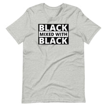 Load image into Gallery viewer, Black Mixed With Black Unisex Tee - Melanated Vibes
