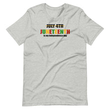 Load image into Gallery viewer, Juneteenth Independence Day Unisex Tee
