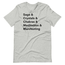 Load image into Gallery viewer, Sage &amp; Crystals Unisex Tee
