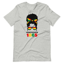 Load image into Gallery viewer, Juneteenth Black Woman Silhouette Unisex Tee
