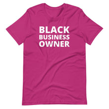 Load image into Gallery viewer, Black Business Owner Unisex Tee - Melanated Vibes
